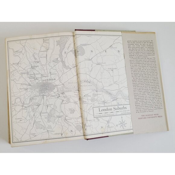 John Keats by Walter Jackson Bate 1963 RARE ILLUSTRATED Biography London - Picture 4 of 8